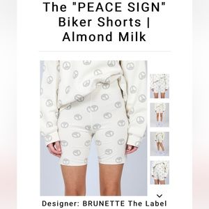 Brand New Brunette The Label Peace Biker Short